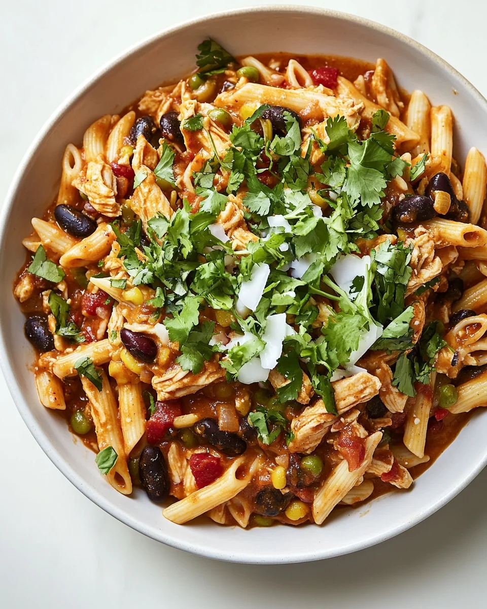 Cheesy Chicken Taco Pasta One-Pot Delight - additional image