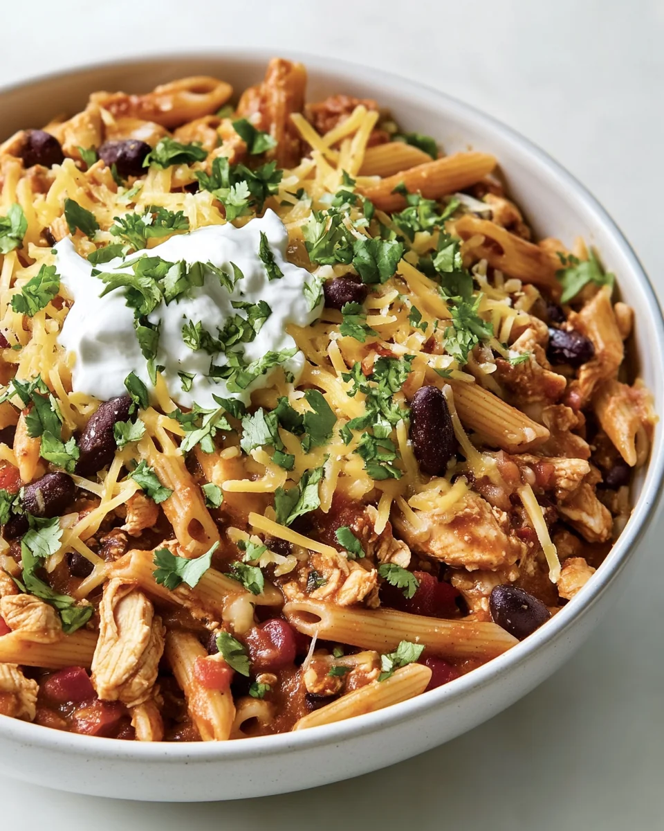 Cheesy Chicken Taco Pasta One-Pot Delight - additional image