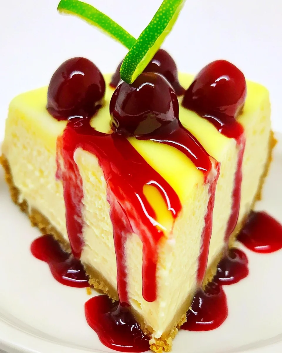 Delicious Cherry Limeade Cheesecake Recipe - additional image
