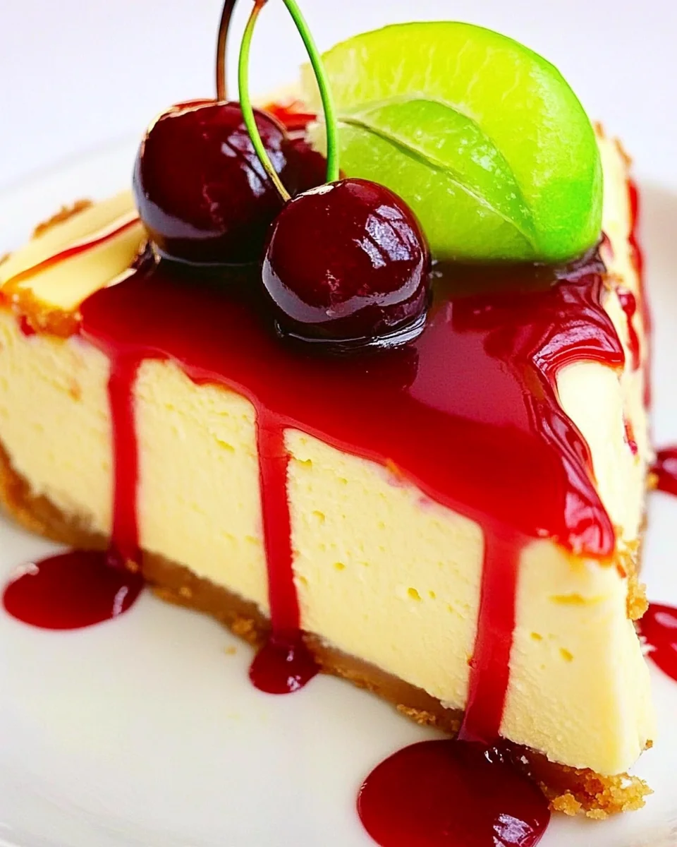 Delicious Cherry Limeade Cheesecake Recipe - additional image