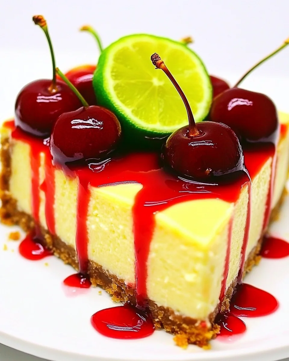 Delicious Cherry Limeade Cheesecake Recipe - additional image