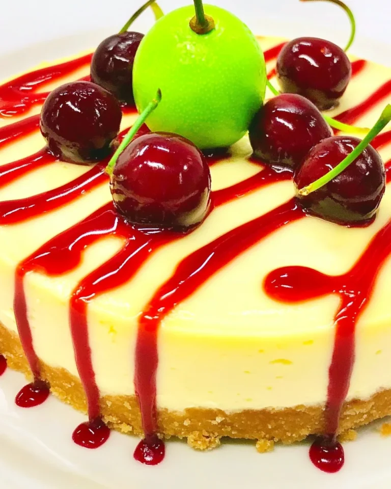 Delicious Cherry Limeade Cheesecake Recipe