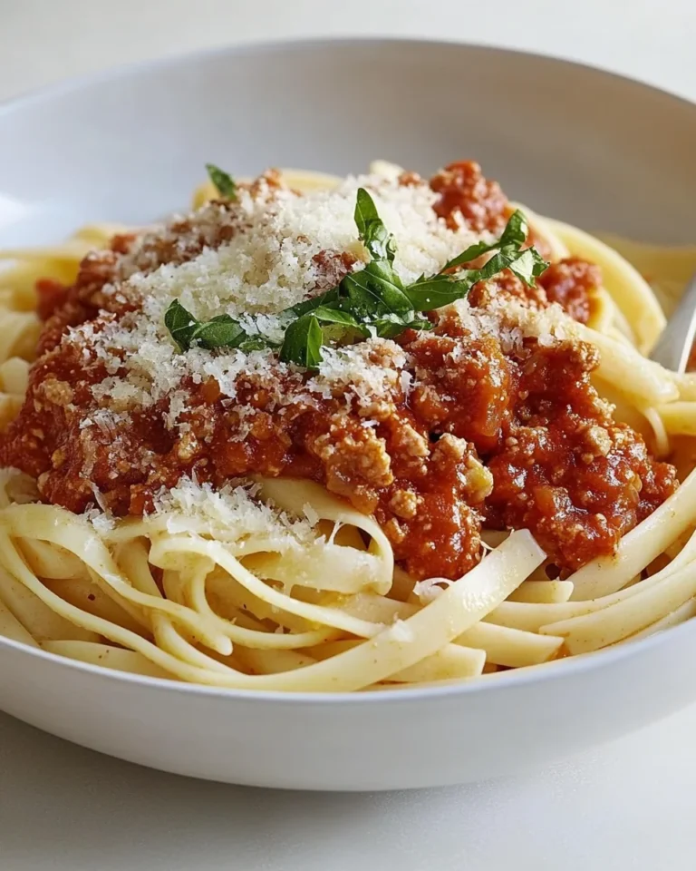 Homemade Chicken Bolognese: A Classic Comfort Dish