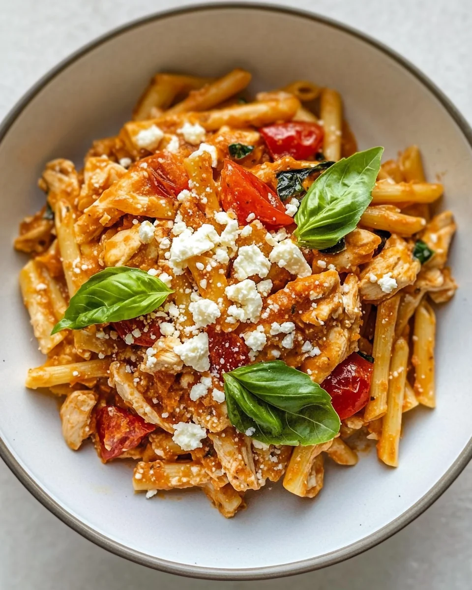 Simple Chicken Feta Pasta For A Quick Weeknight Dinner - additional image