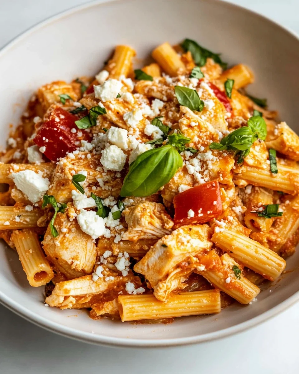 Simple Chicken Feta Pasta For A Quick Weeknight Dinner - additional image