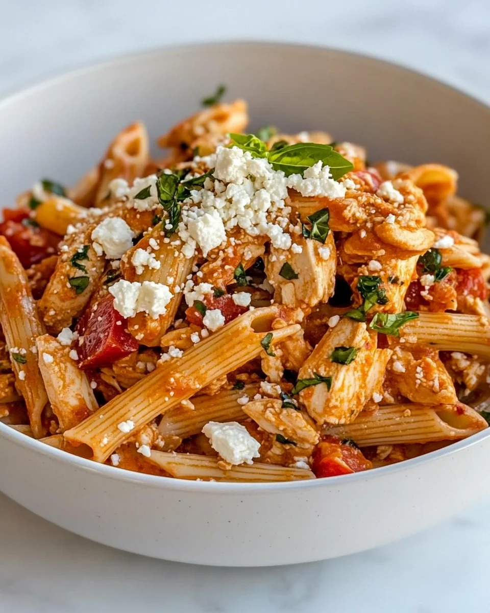 Simple Chicken Feta Pasta For A Quick Weeknight Dinner - additional image