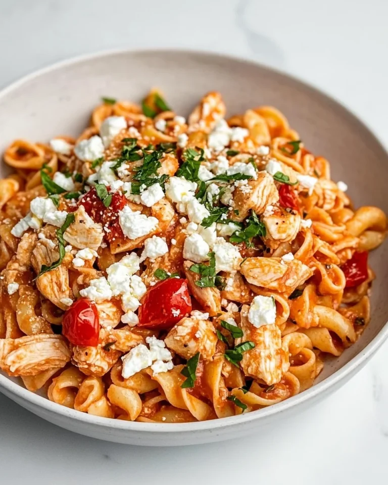 Simple Chicken Feta Pasta For A Quick Weeknight Dinner