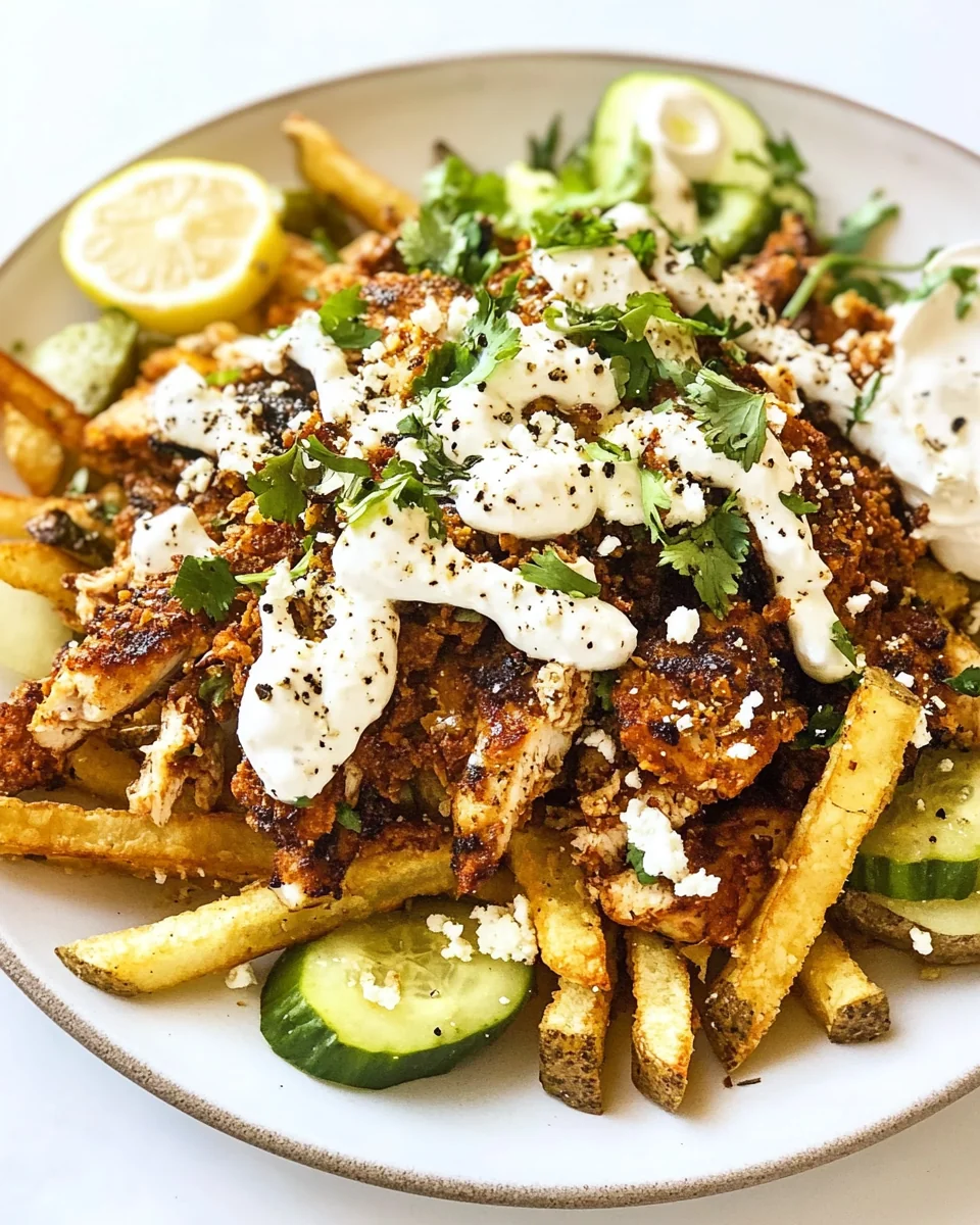 Savory Chicken Gyro Fries: A Perfect Comfort Food Delight - additional image