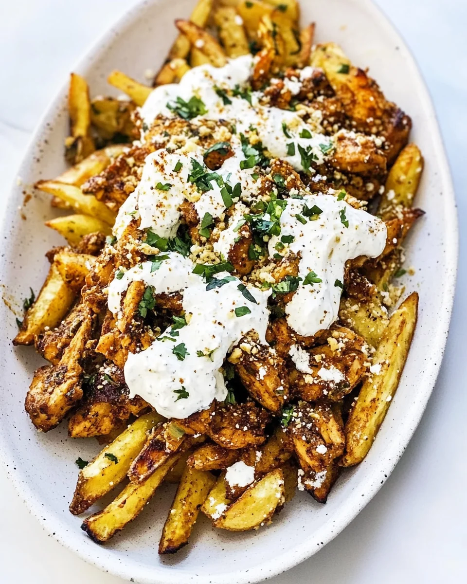 Savory Chicken Gyro Fries: A Perfect Comfort Food Delight - additional image