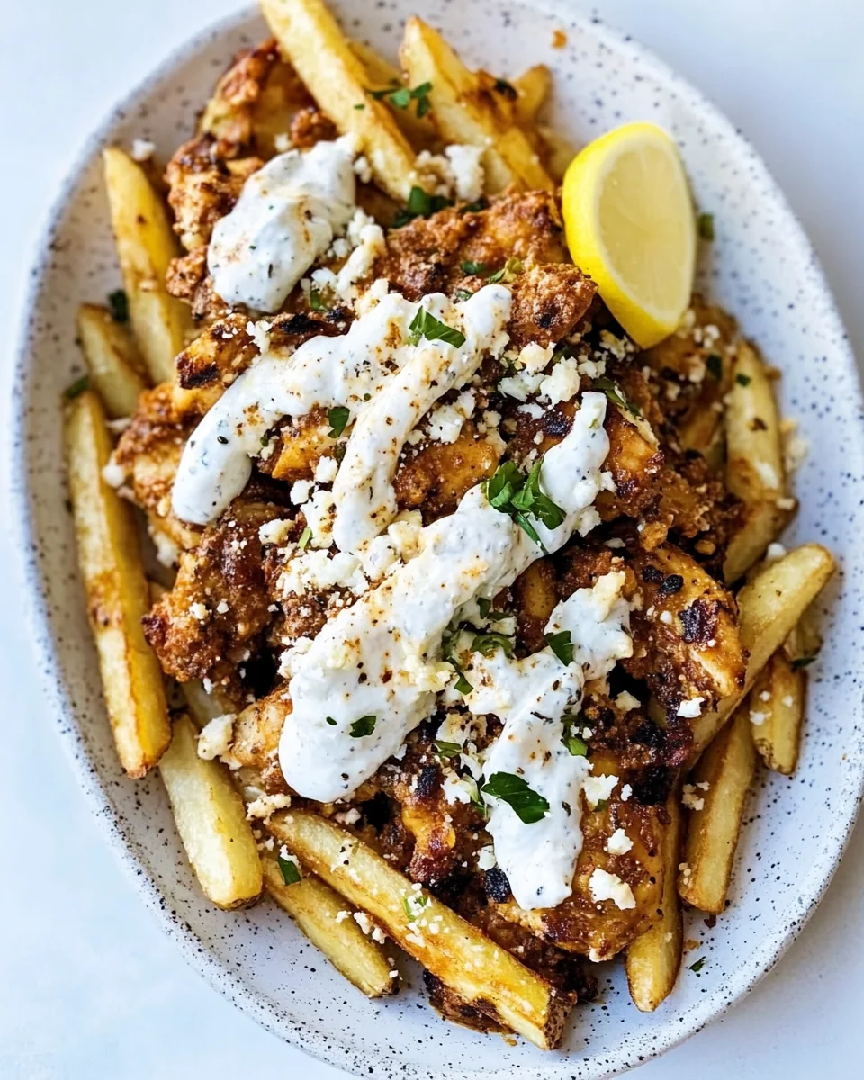 Savory Chicken Gyro Fries: A Perfect Comfort Food Delight - additional image