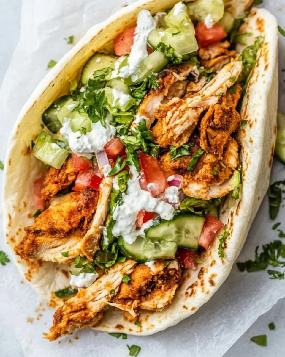 Delicious Homemade Chicken Gyros