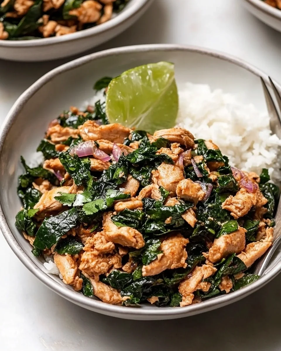 Healthy Chicken Larb Bowls With Fresh Flavors - additional image