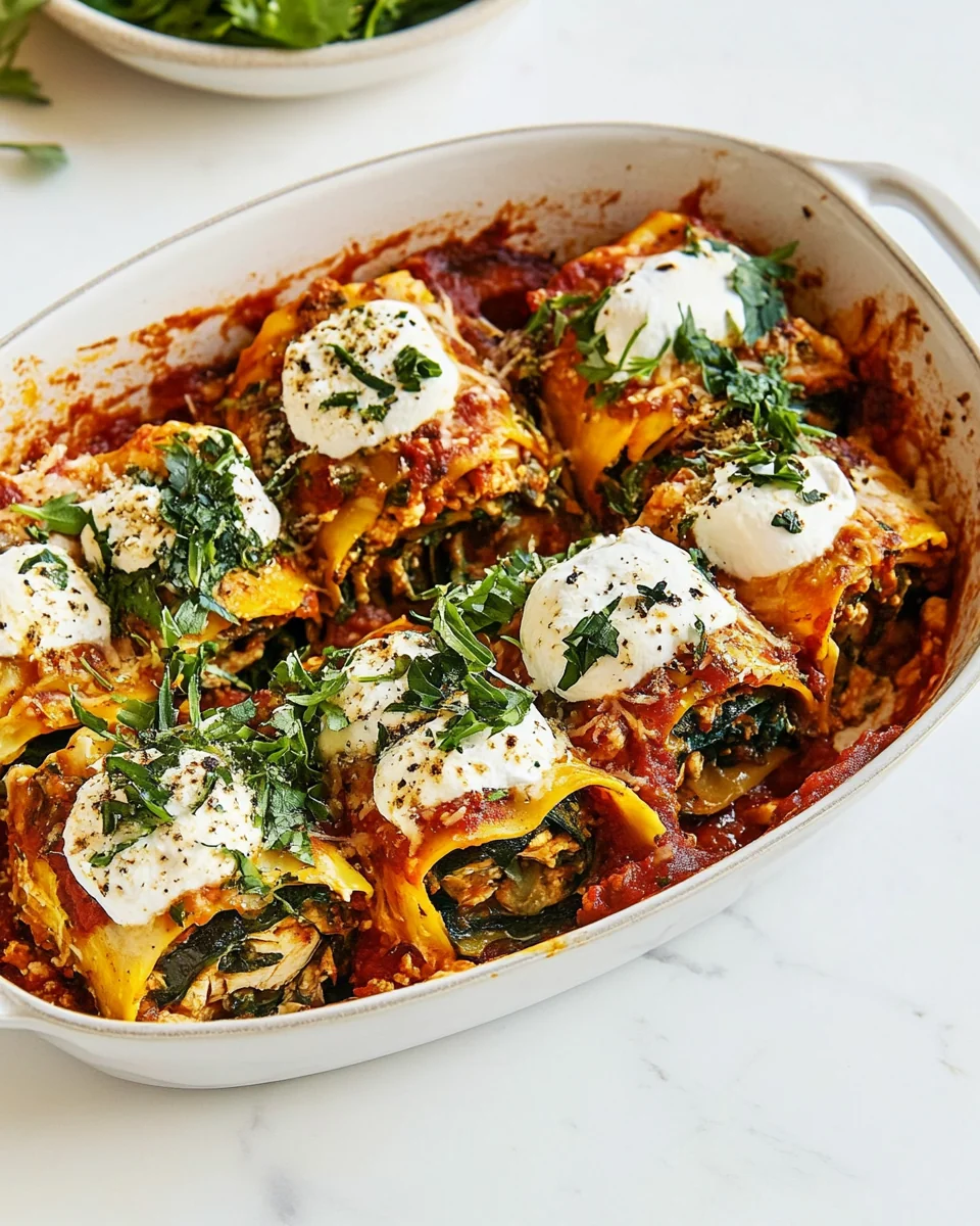 Delicious Homemade Chicken Lasagna Roll-Ups - additional image
