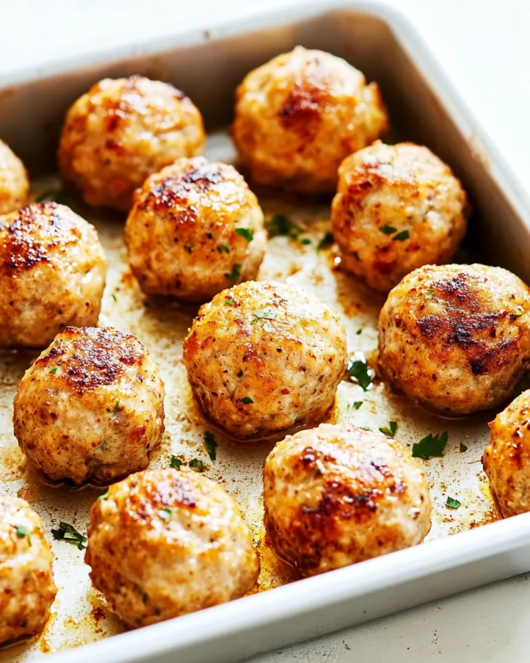 Homemade Chicken Meatballs for a Cozy Night In