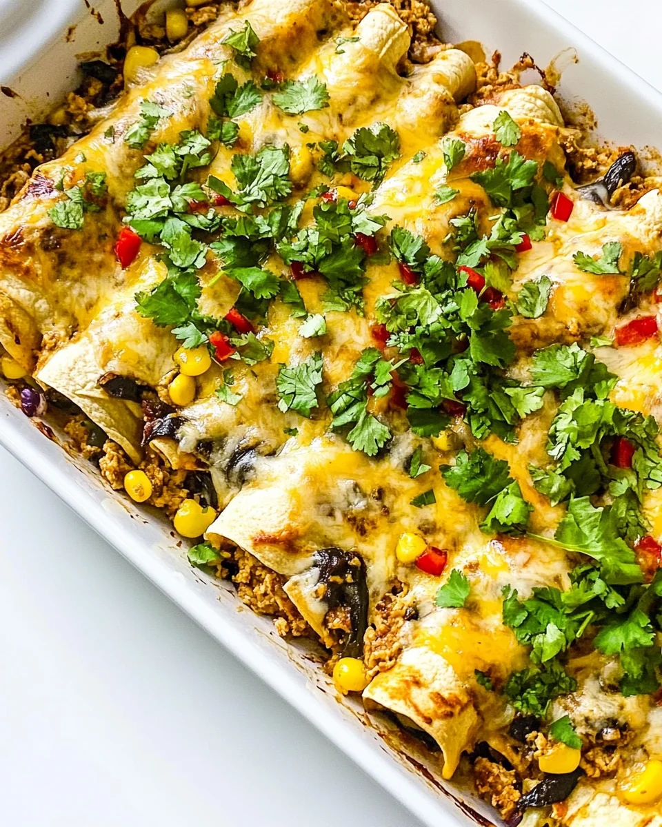 Savory Chicken Poblano Skillet Enchiladas - additional image