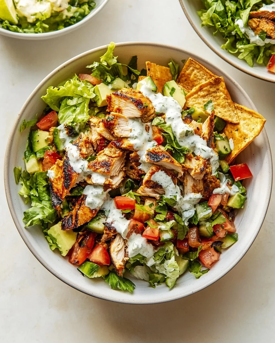 Homemade Chicken Shawarma Bowls with Fresh Ingredients - additional image
