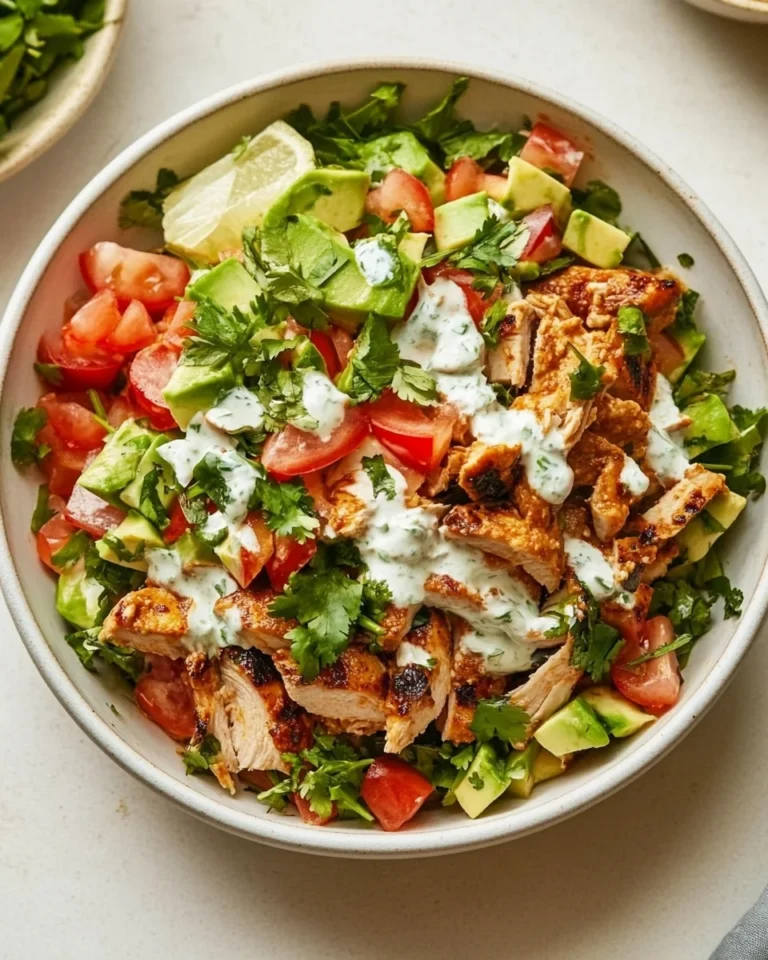 Homemade Chicken Shawarma Bowls with Fresh Ingredients