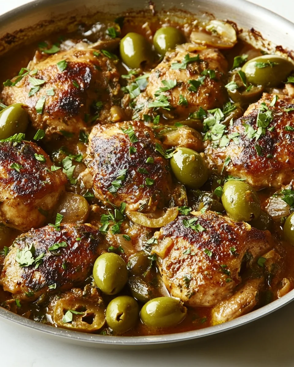 Savory Chicken Tagine with Fresh Olives - additional image