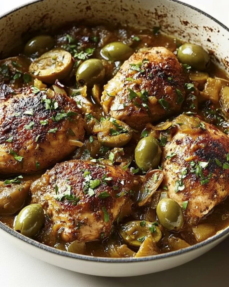 Savory Chicken Tagine with Fresh Olives - additional image