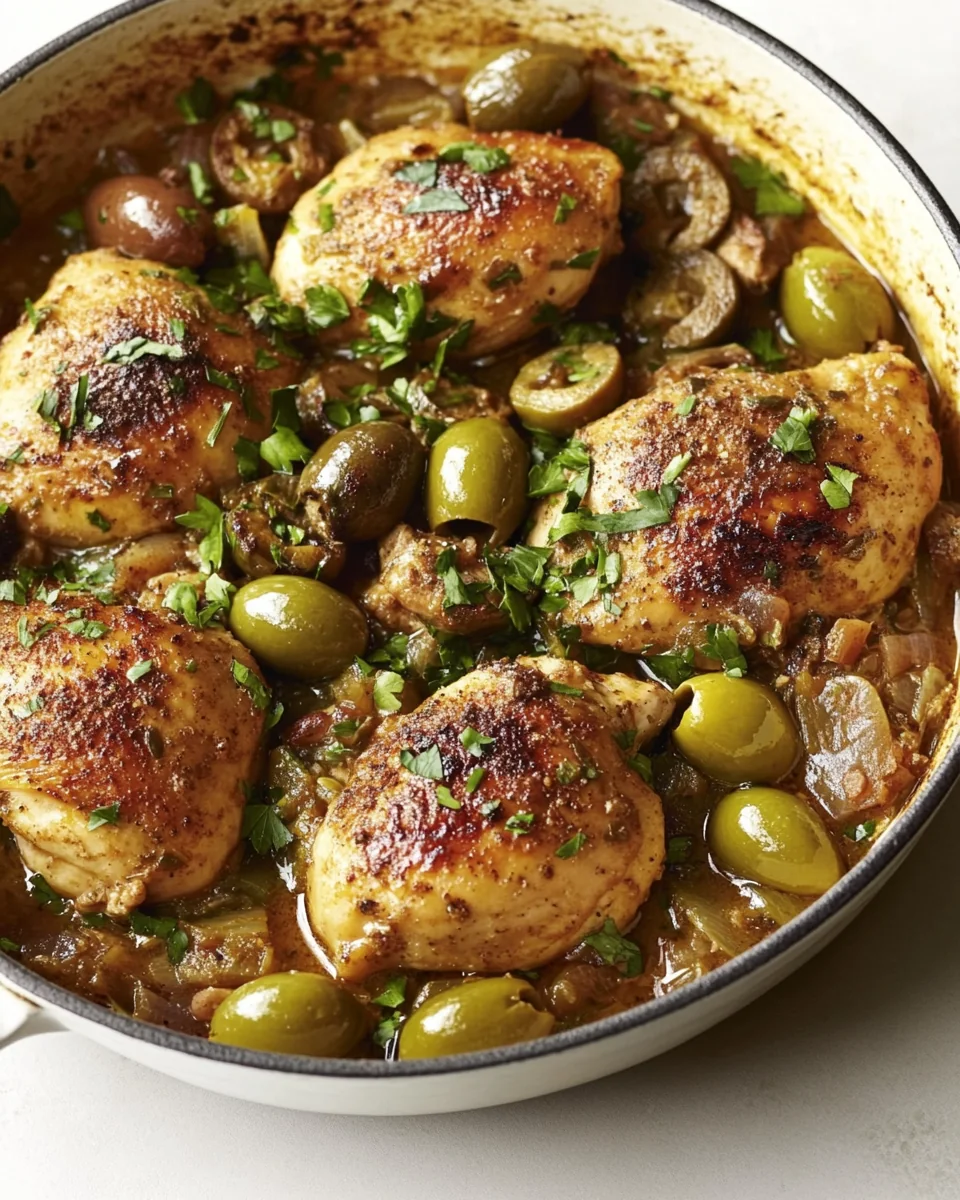 Savory Chicken Tagine with Fresh Olives - additional image