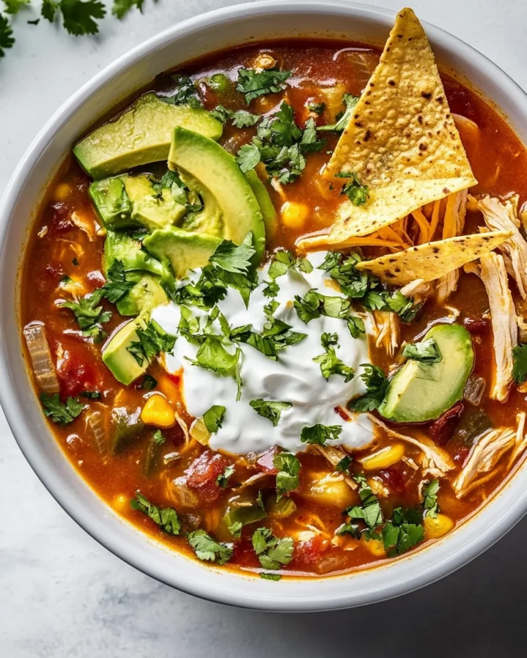 Homemade Chicken Tortilla Soup for Cozy Nights