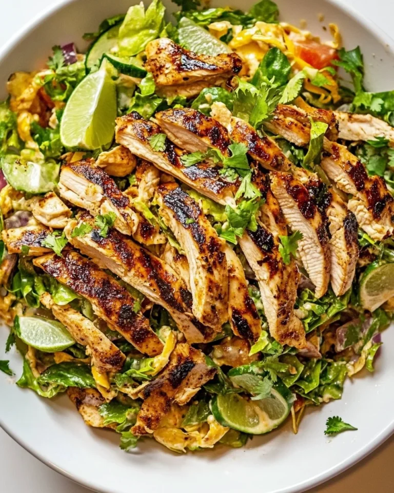 Fresh Chili Lime Chicken Salad