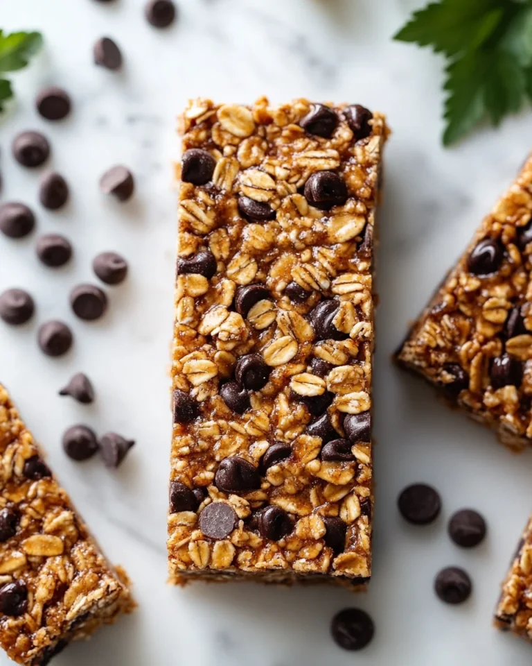 Easy Homemade Chocolate Chip Granola Bars for a Family Favorite Snack