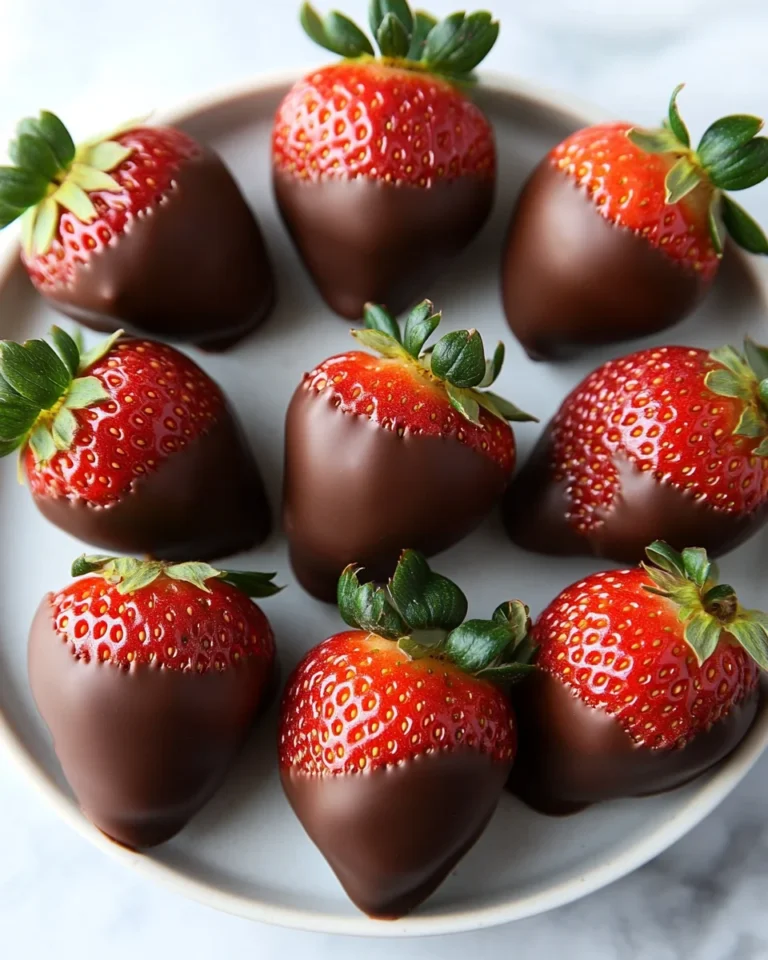 Easy Homemade Chocolate Covered Strawberries for a Crowd-Pleaser Treat