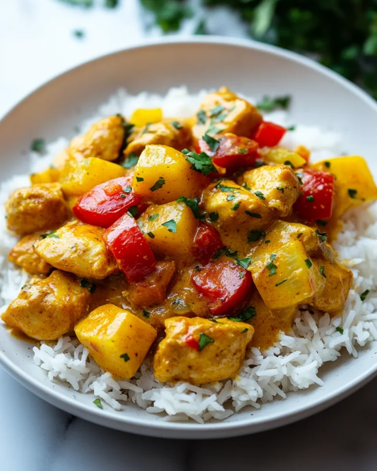 Easy Coconut Curry Chicken Over Rice for a Cozy Weeknight Dinner