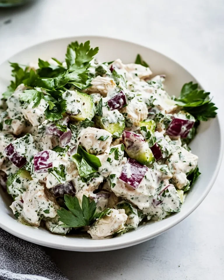 Creamy Herb Chicken Salad Recipe Made From Scratch