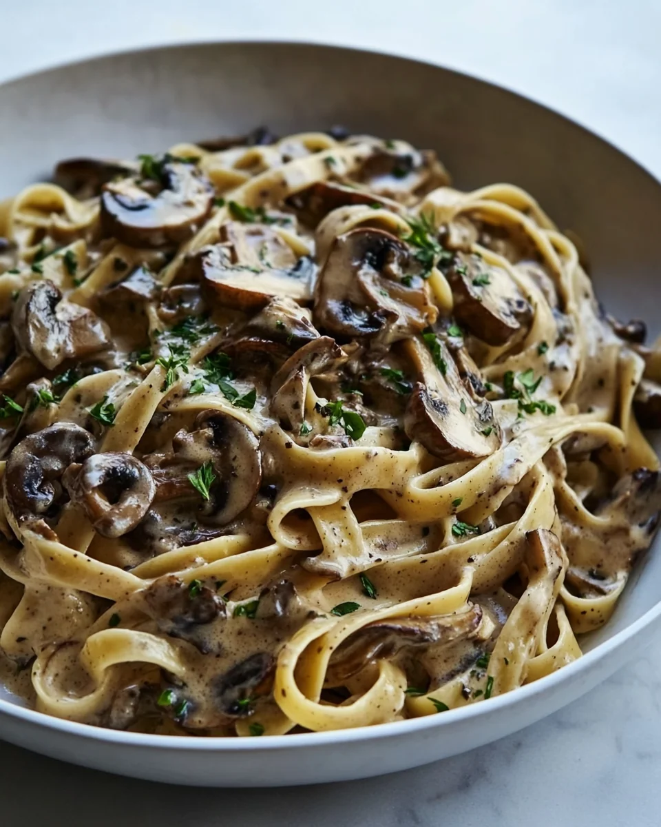 Creamy Mushroom Pasta Made Simple and Delicious - additional image