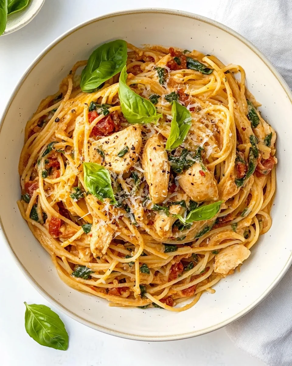 Creamy Tuscan Chicken Pasta Made Simple and Delicious - additional image