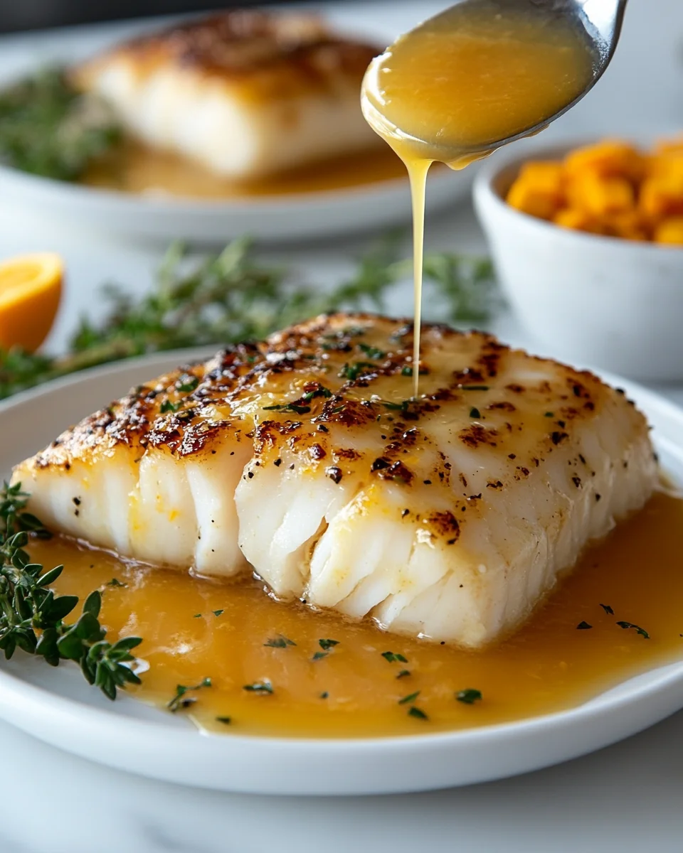 Easy Cod with Flavor-Packed Orange Beurre Blanc Sauce