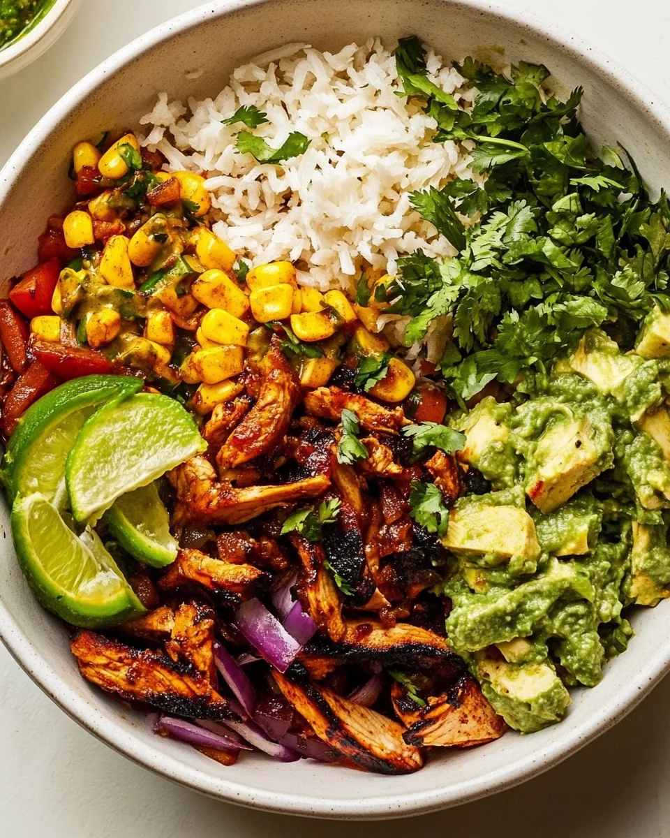 Simple Chicken Fajita Bowls - additional image