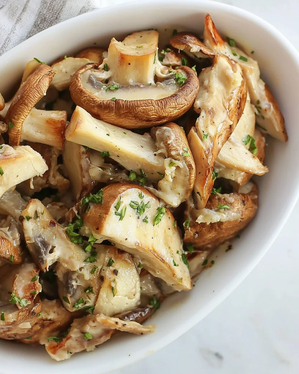 Simple Marinated Mushrooms - additional image