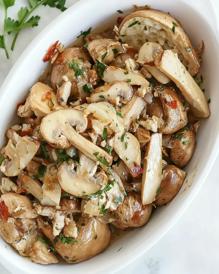 Simple Marinated Mushrooms