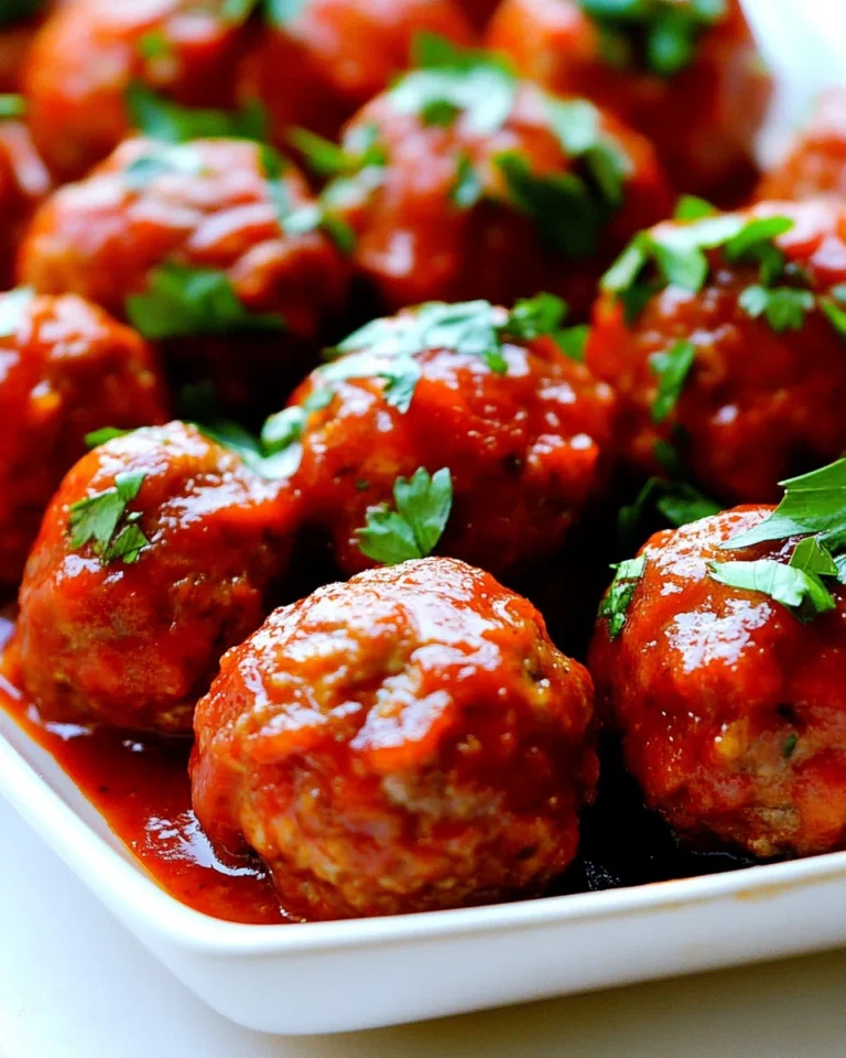 Simple Homemade Meatballs