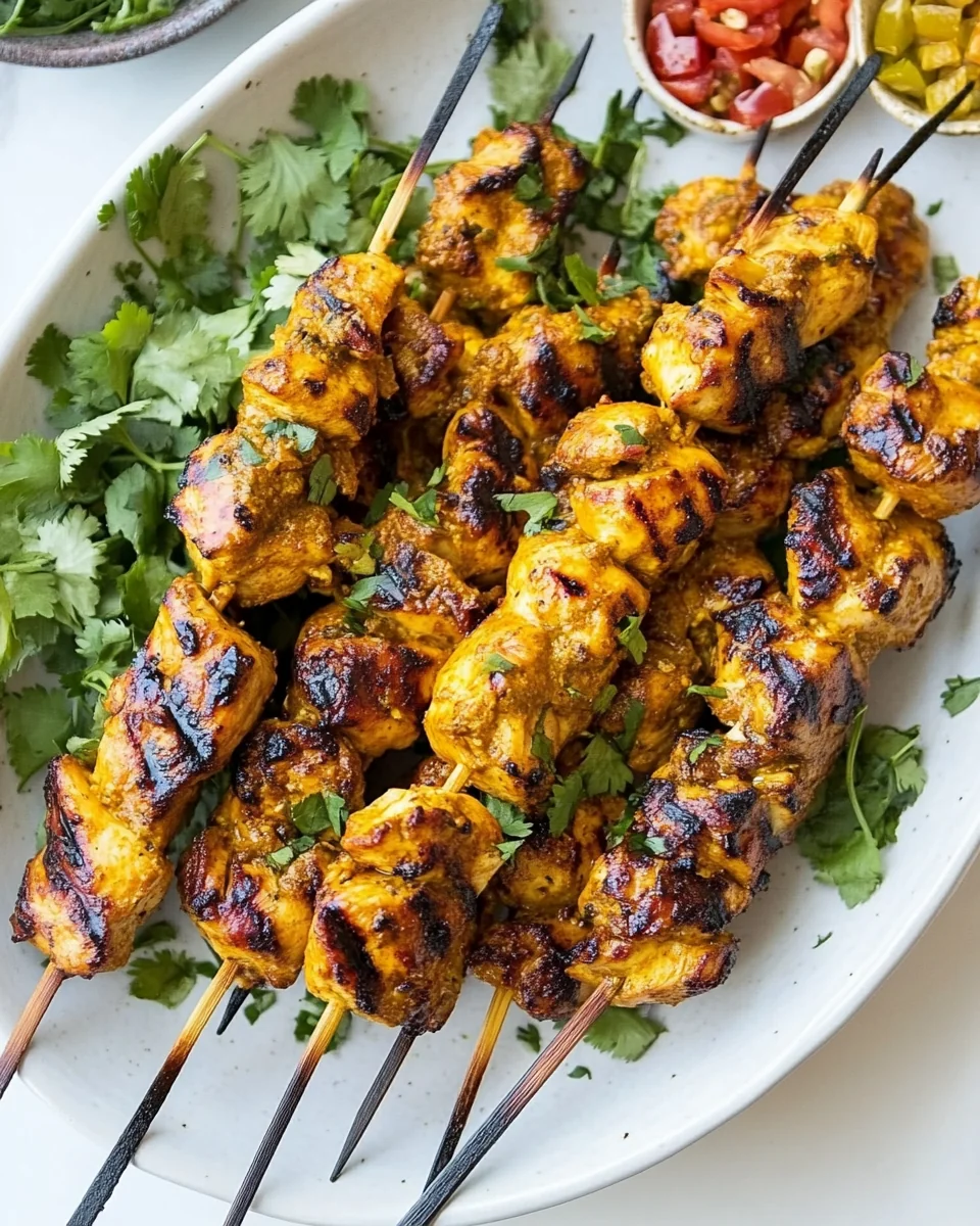 Simple Moroccan Chicken Skewers - additional image
