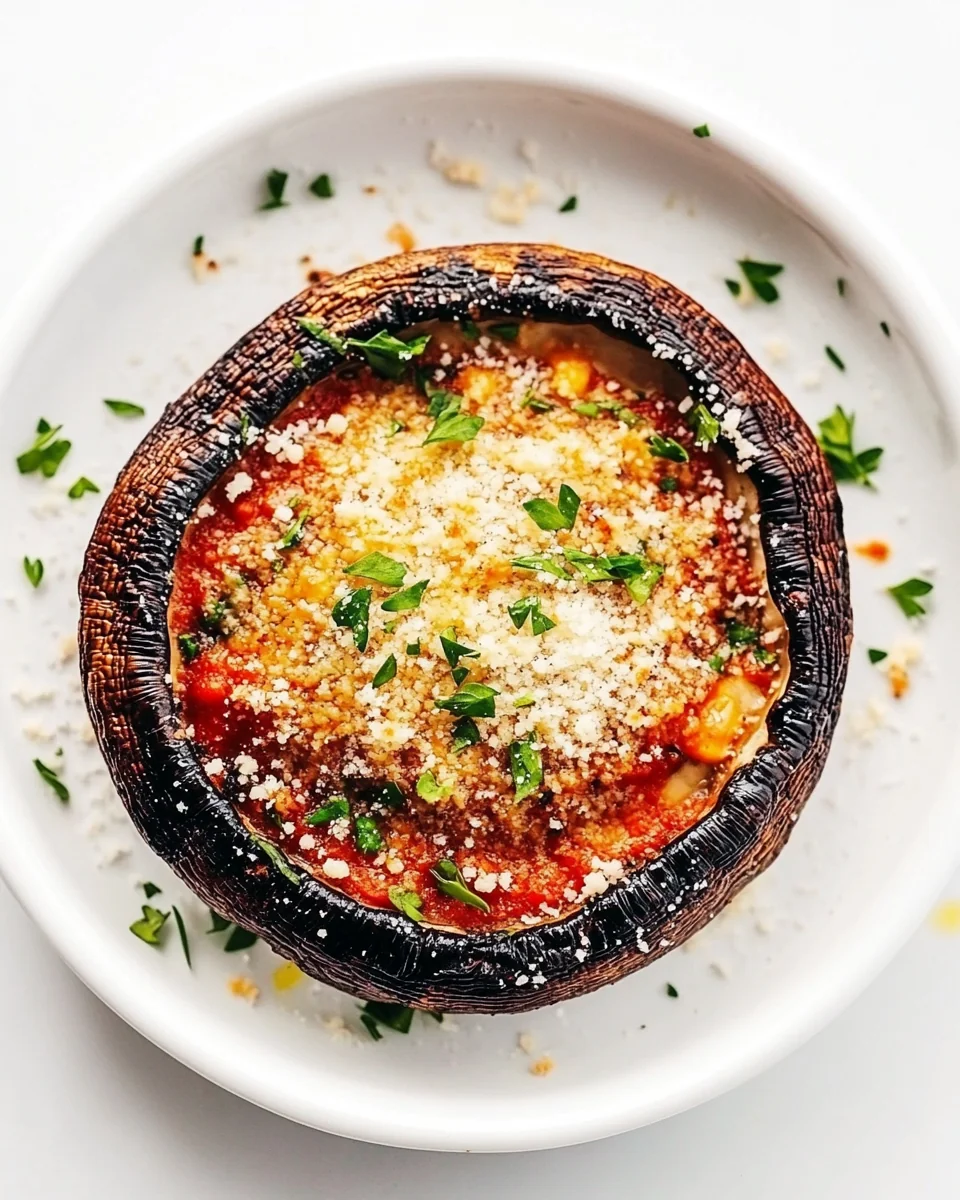 Simple Portobello Parmesan Delight