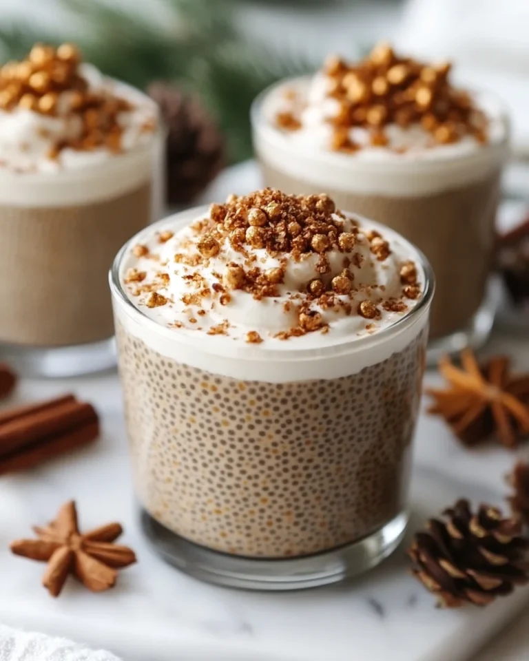 Easy Eggnog Chia Pudding for a Cozy and Creamy Holiday Treat