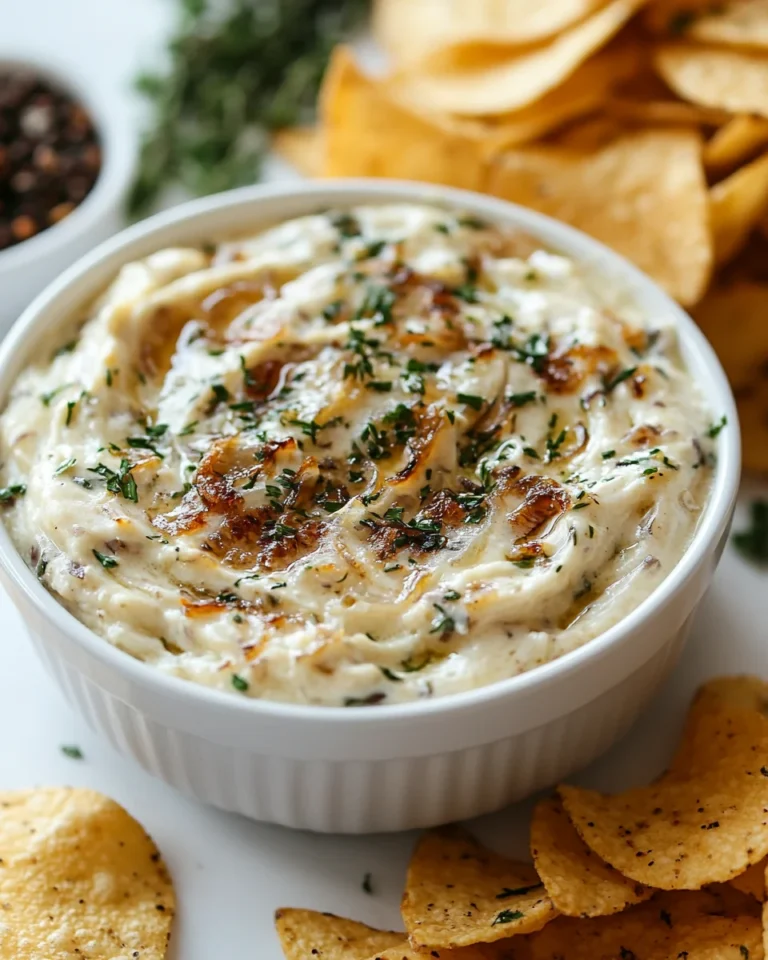 Creamy French Onion Dip: A Quick and Easy Crowd-Pleaser