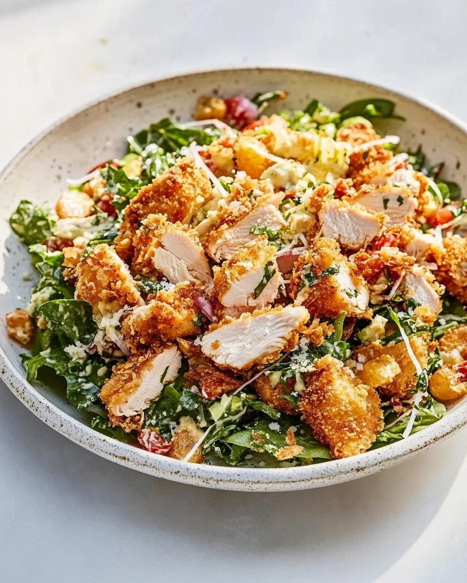 Classic Fried Chicken Salad Recipe - additional image