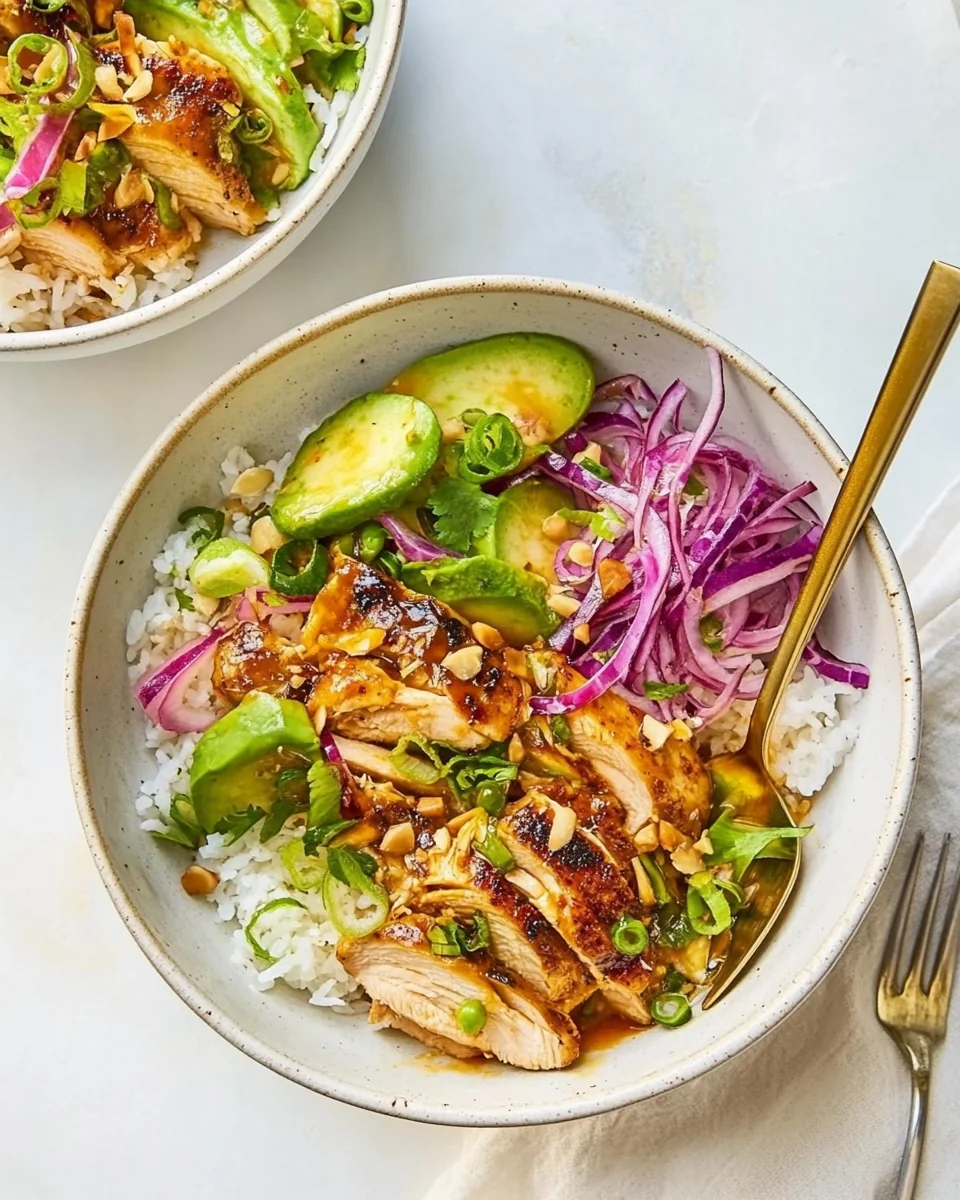 Simple Ginger Scallion Chicken Bowls - additional image