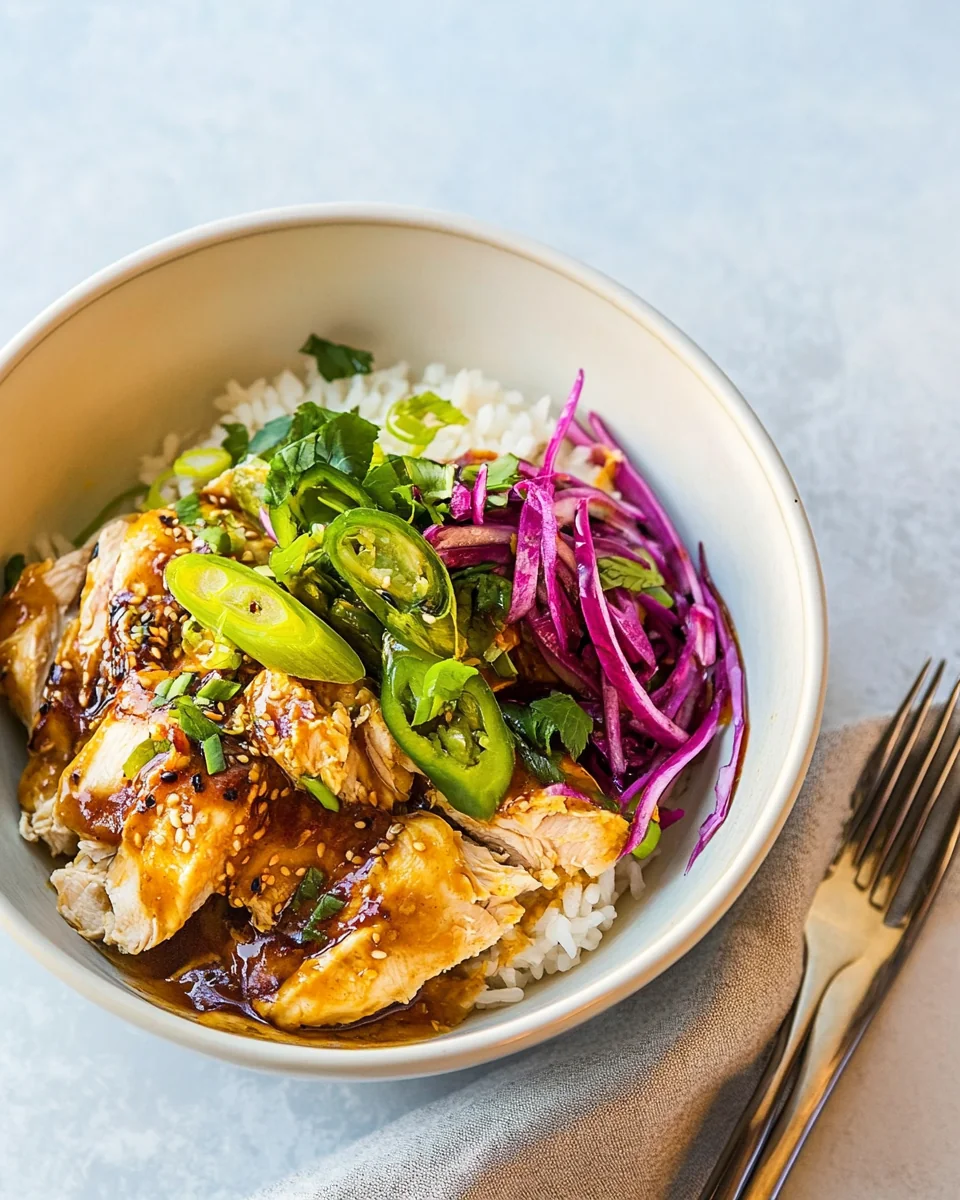 Simple Ginger Scallion Chicken Bowls - additional image