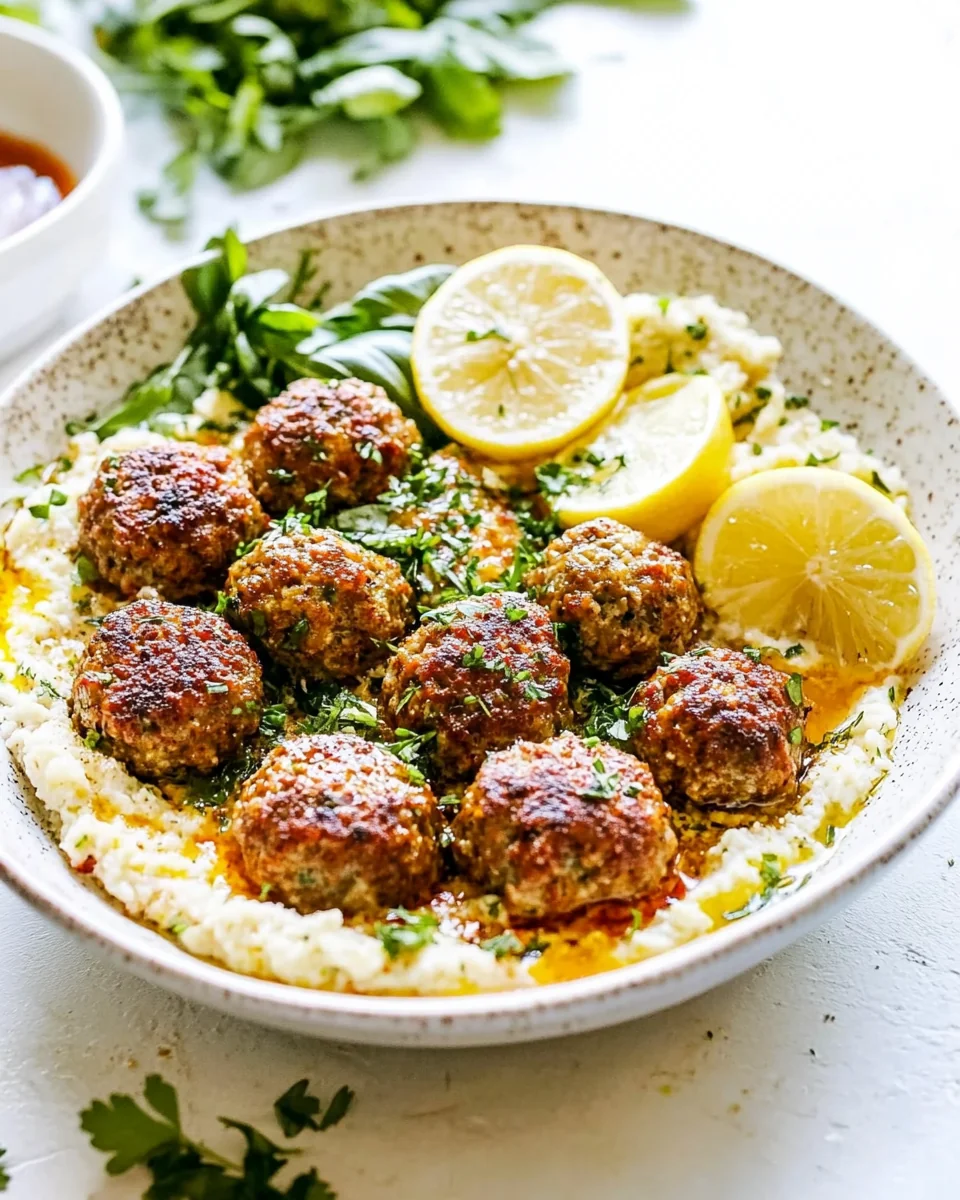 Simple Homemade Greek Meatballs - additional image