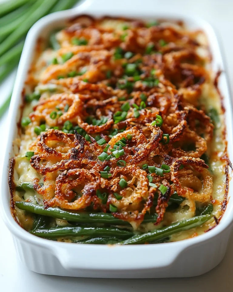 Easy Healthy Green Bean Casserole For A Cozy Family Favorite Dinner