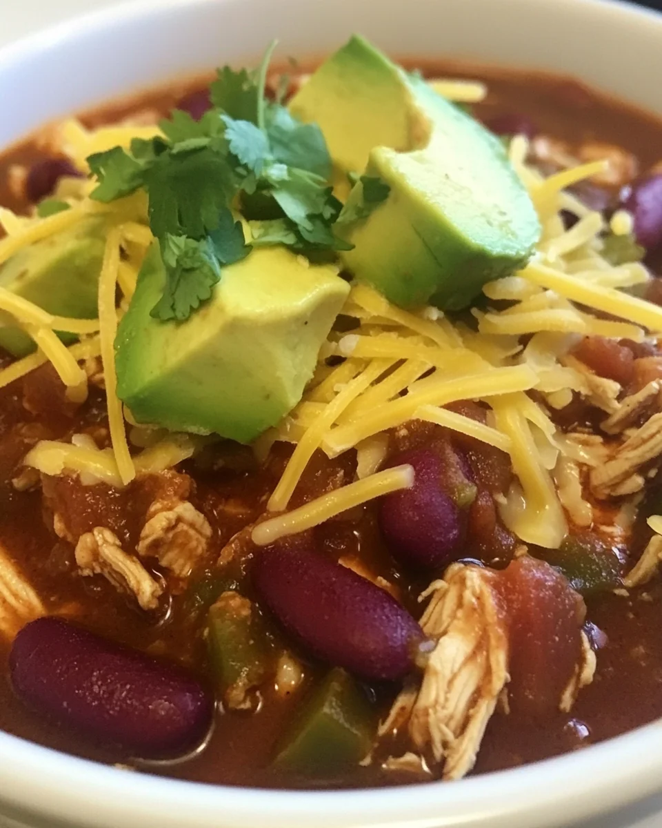 Hearty Homemade Chicken Chili - additional image