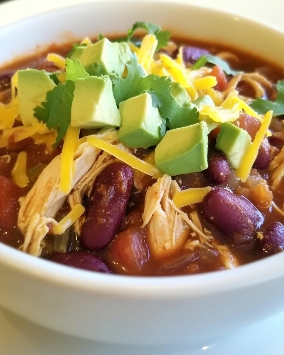 Hearty Homemade Chicken Chili - additional image