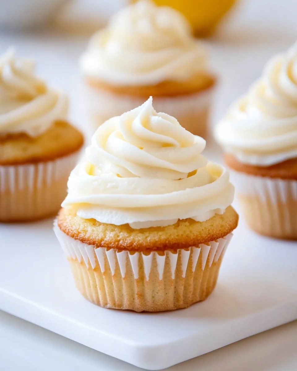 Honey Lemon Cupcakes with Creamy Honey Frosting - additional image