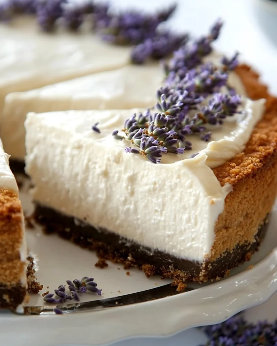 Simple Lavender Cheesecake - additional image